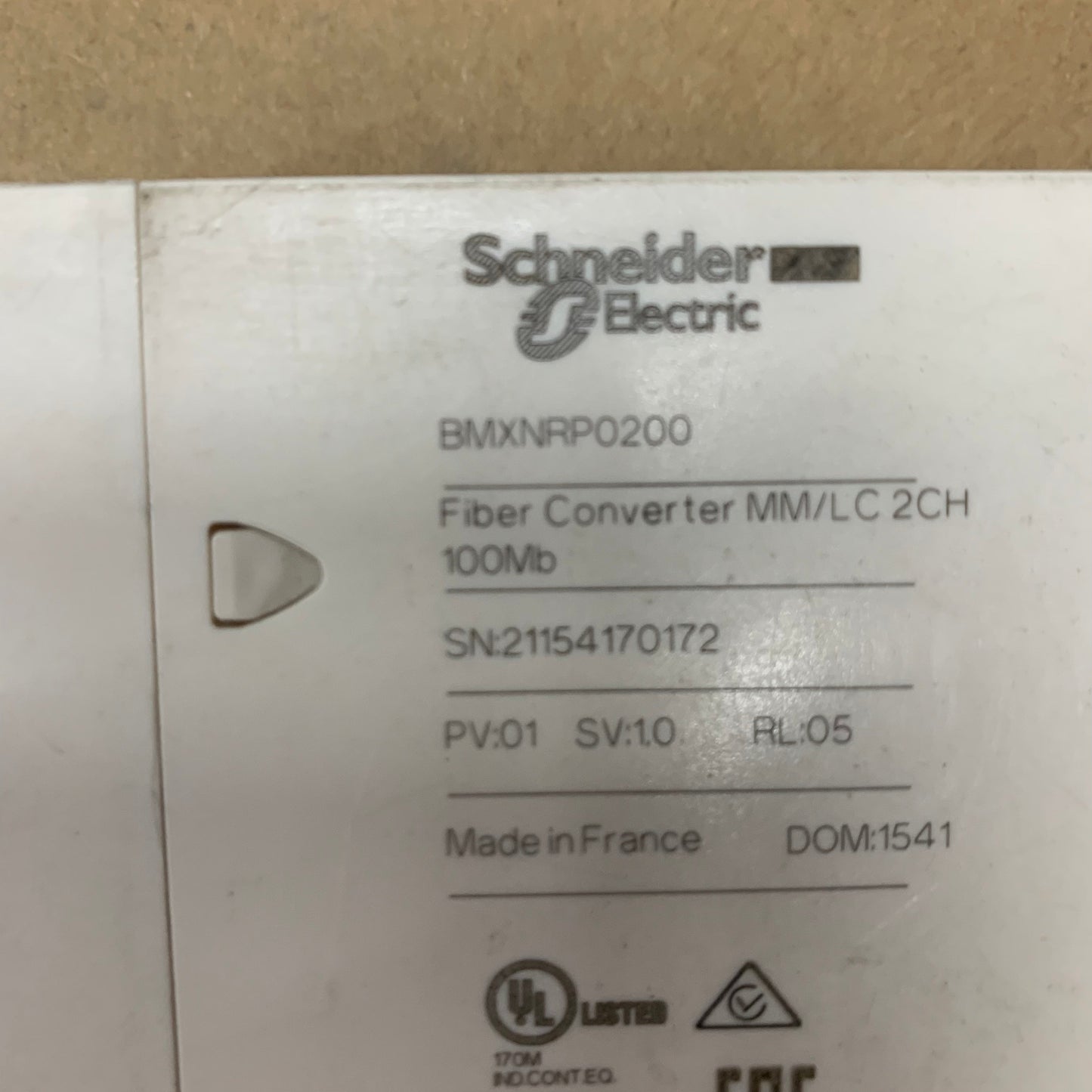 SCHNEIDER ELECTRIC BMXNRP0200 Fiber Converter