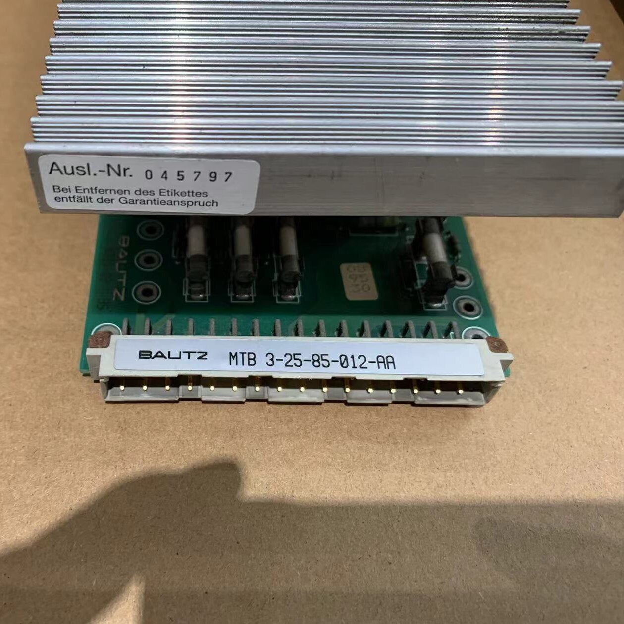 BAUTZ MTB-3-25-85-012-AA Servo Amplifier Digital Servo Controller