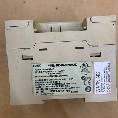 IDEC MicroSmart FC4A-C24R2C PLC Module