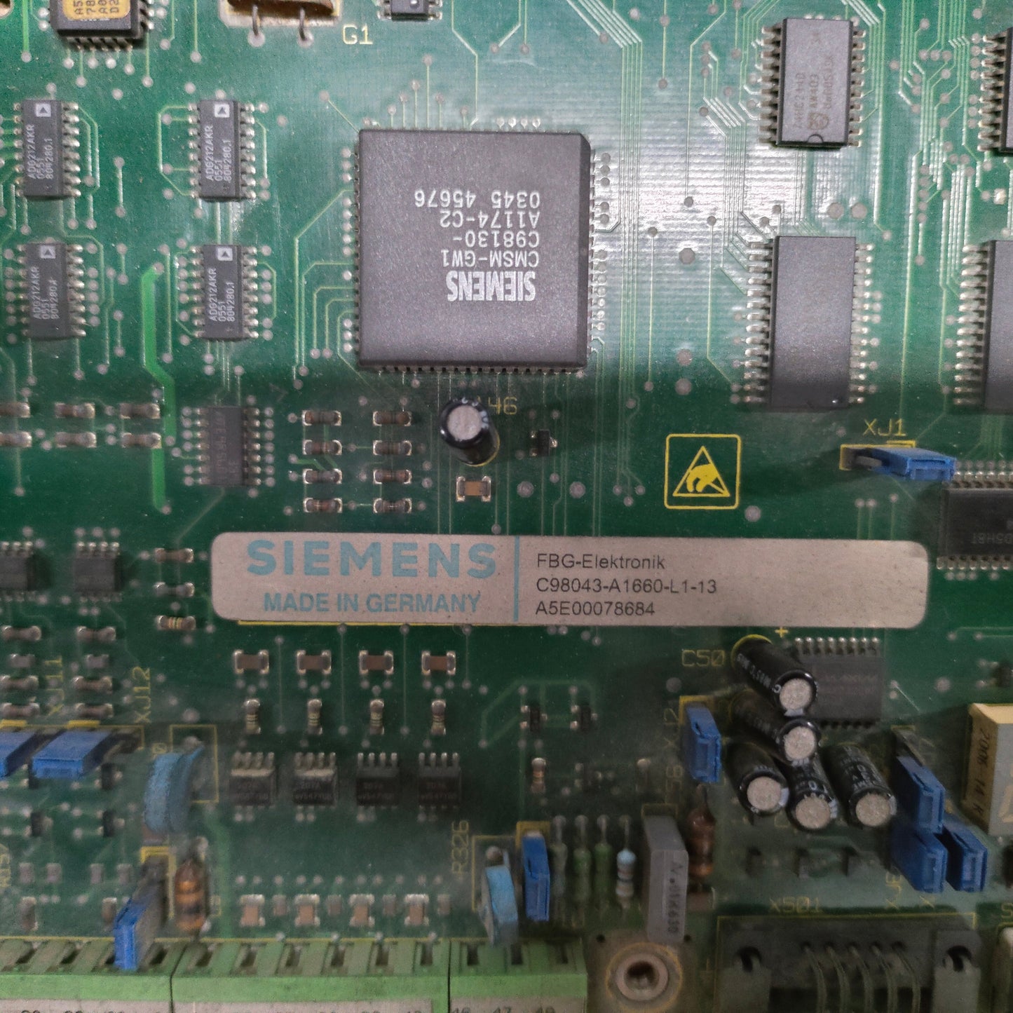 SIEMENS C95043-A1660-L1-13 controller board