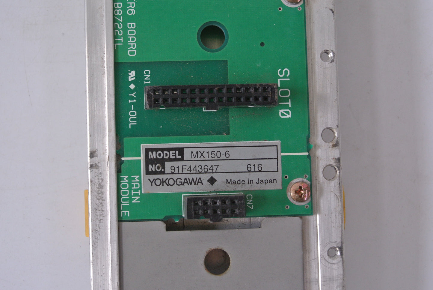 Yokogawa MX150-6 Backplane Base Plate Chassis Rack Module