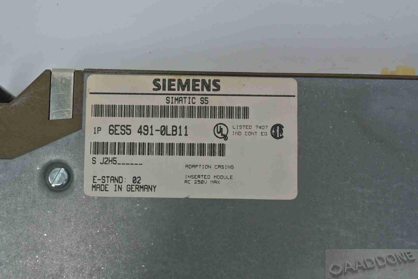 Siemens 6ES5491-0LB11 Inserted Module - Pulingma Automation