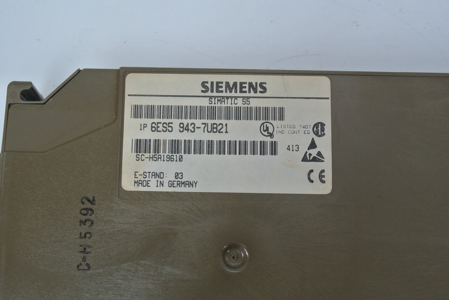 Siemens 6ES5943-7UB21 CPU943B Processor Module - Pulingma Automation