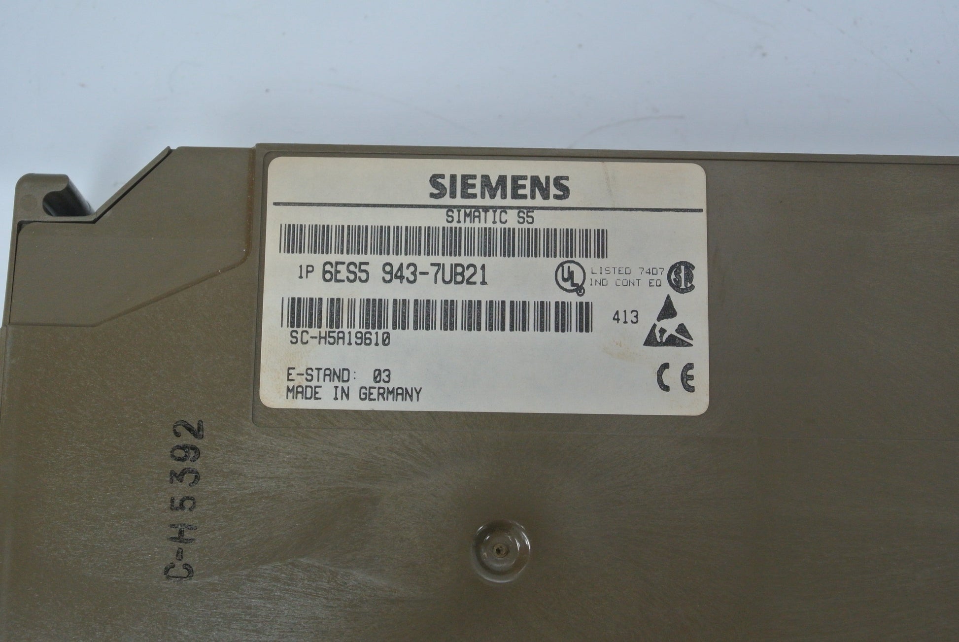 Siemens 6ES5943-7UB21 CPU943B Processor Module - Pulingma Automation