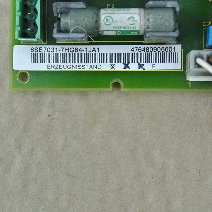 Used Siemens SIMOVERT Masterdrives Power Supply Module 6SE7031-7HG84-1JA1 6SE7 031-7HG84-1JA1 - Pulingma Automation