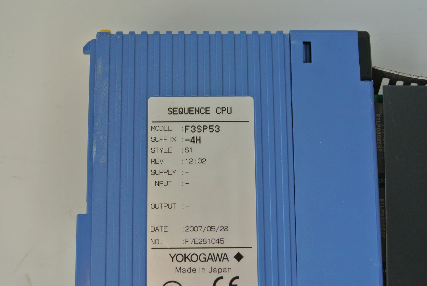 Yokogawa F3SP53-4H Module