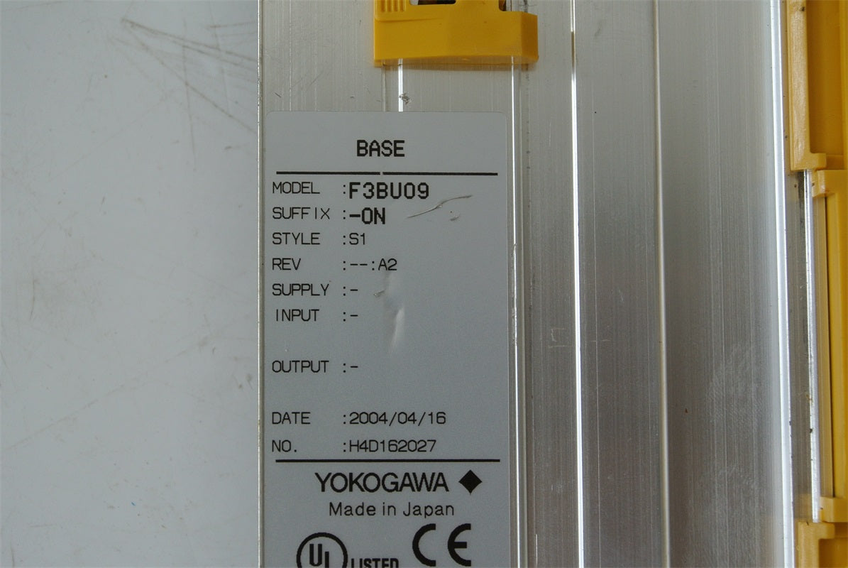 YOKOGAWA F3BU09-0N Base Module