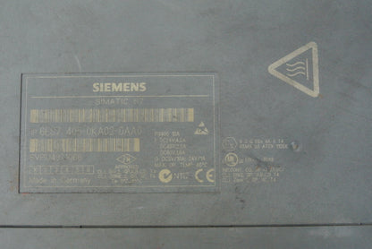 Siemens 6ES7405-0KA02-0AA0 PS405 Power Supply - Pulingma Automation