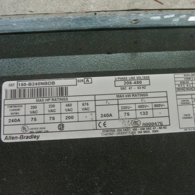 Allen Bradley 150-B240NBDB Smart Motor Controller