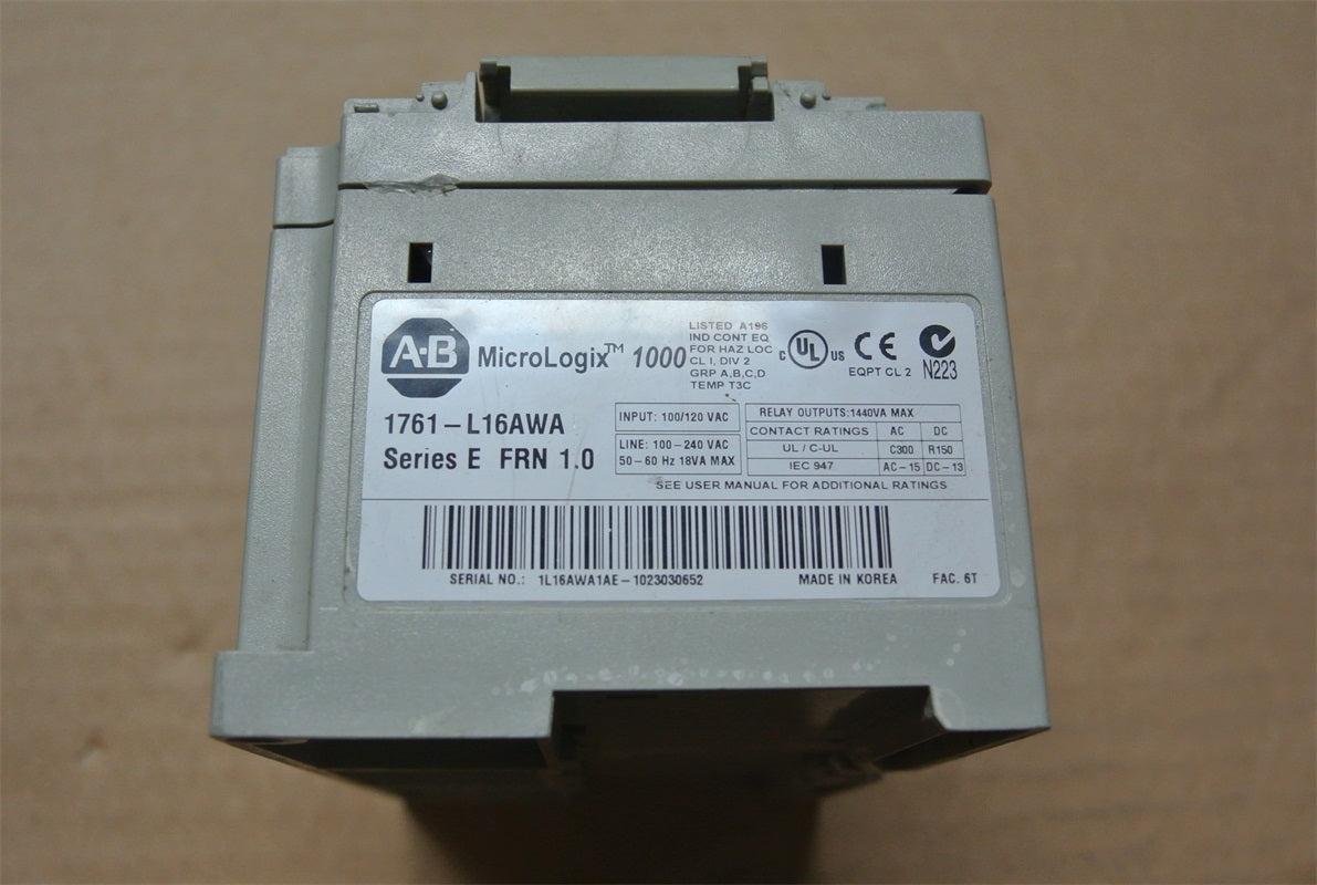 Allen-Bradley 1761-L16AWA Programmable Logic Controller