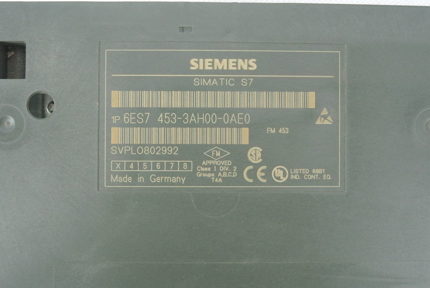 Siemens 6ES7453-3AH00-0AE0 Function Module - Pulingma Automation