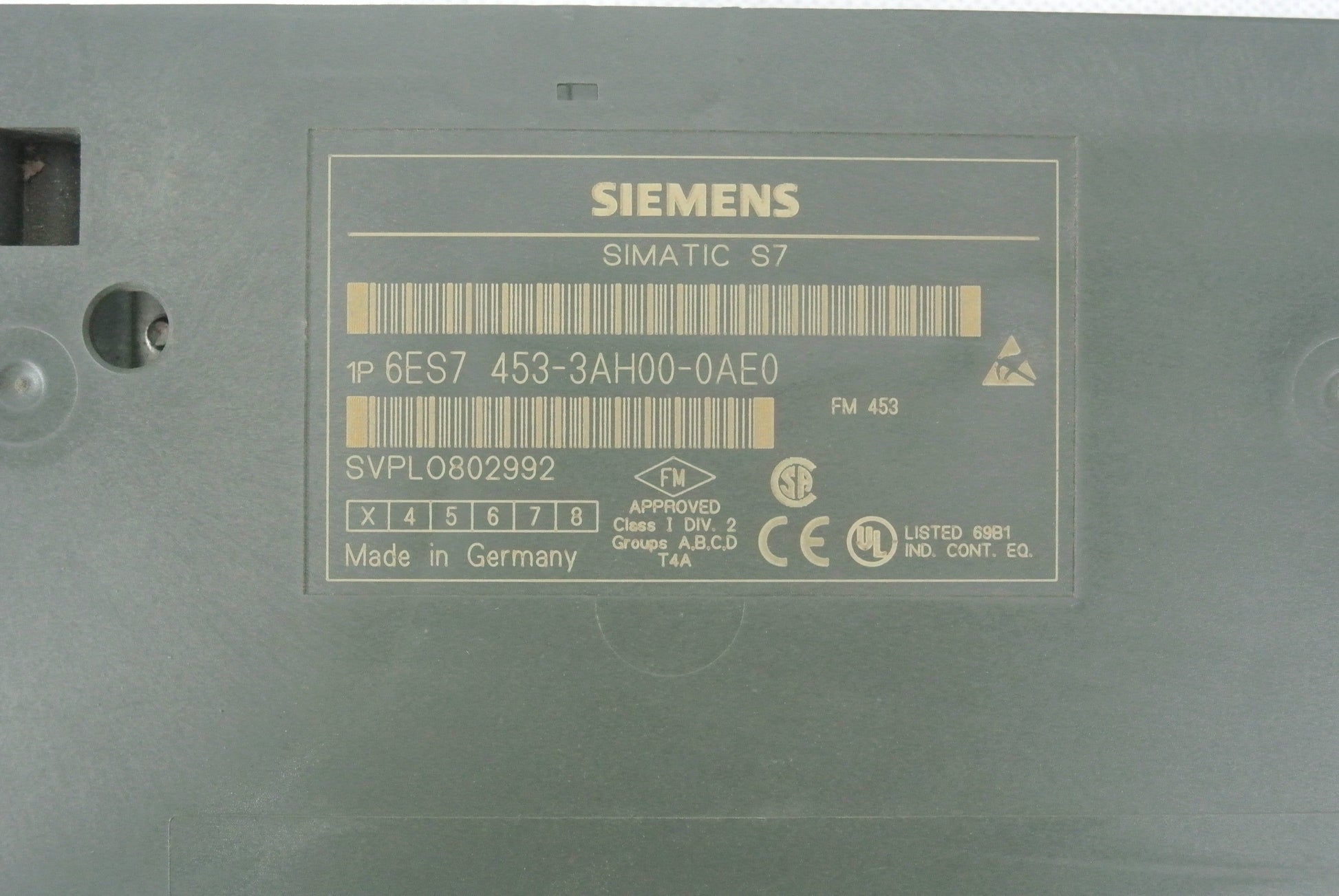 Siemens 6ES7453-3AH00-0AE0 Function Module - Pulingma Automation