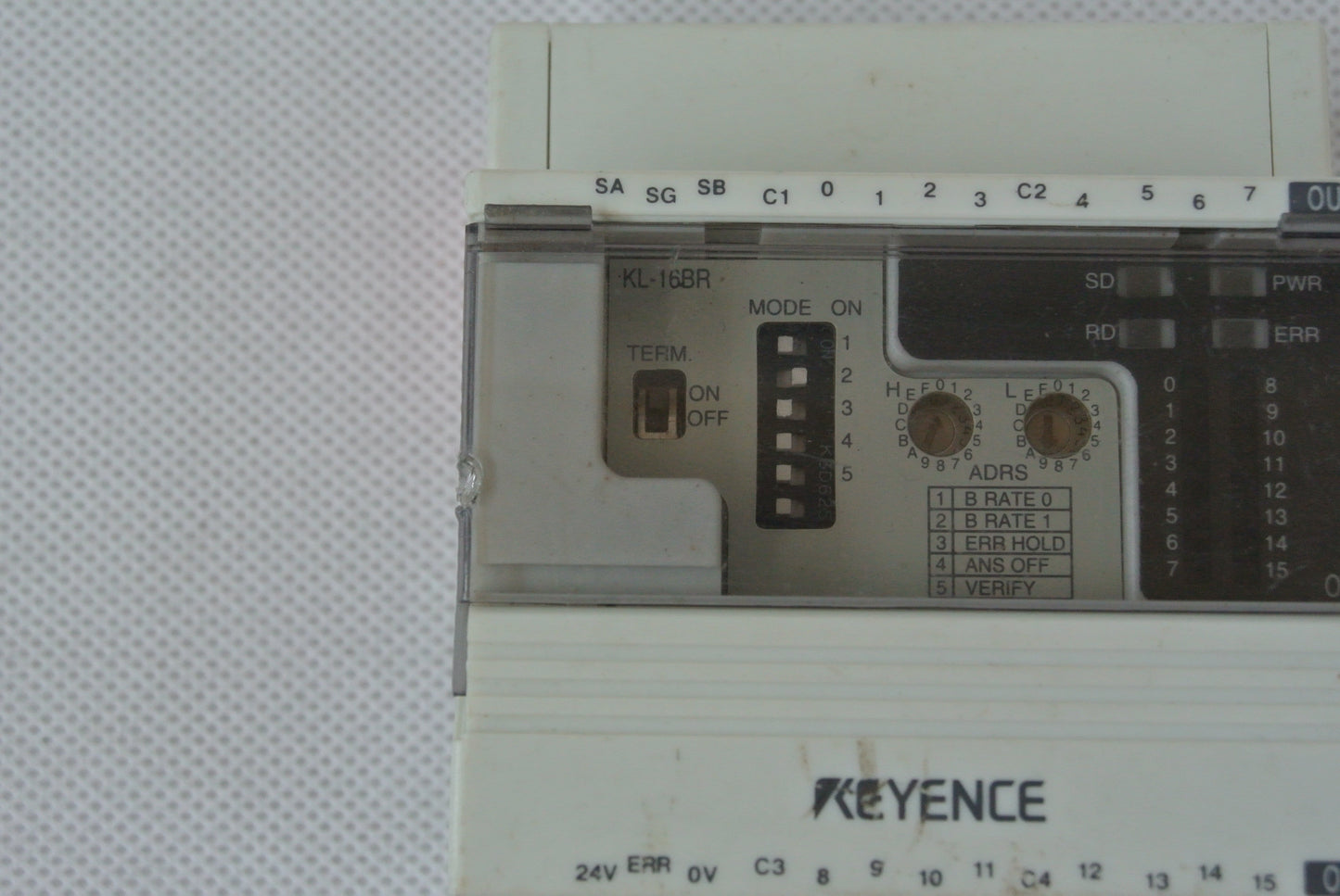 KEYENCE KL-16BR PLC CONTROL MODULE