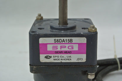 SPG S6DA15B Gear Head