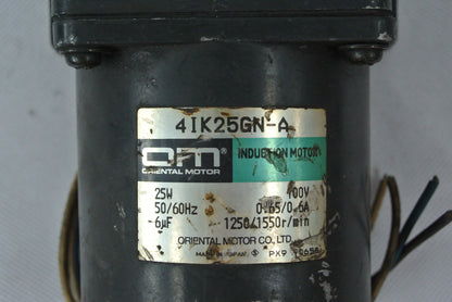 Oriental Motor INDUCTION MOTOR 4IK25GN-A
