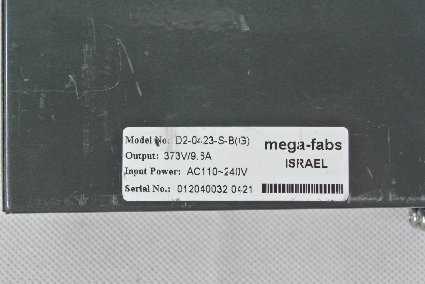 mega-fabs D2-0423-S-BG Driver