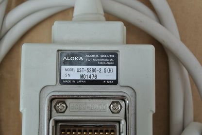 ALOKA UST-5286-2.5 Ultrasound Transducer Probe