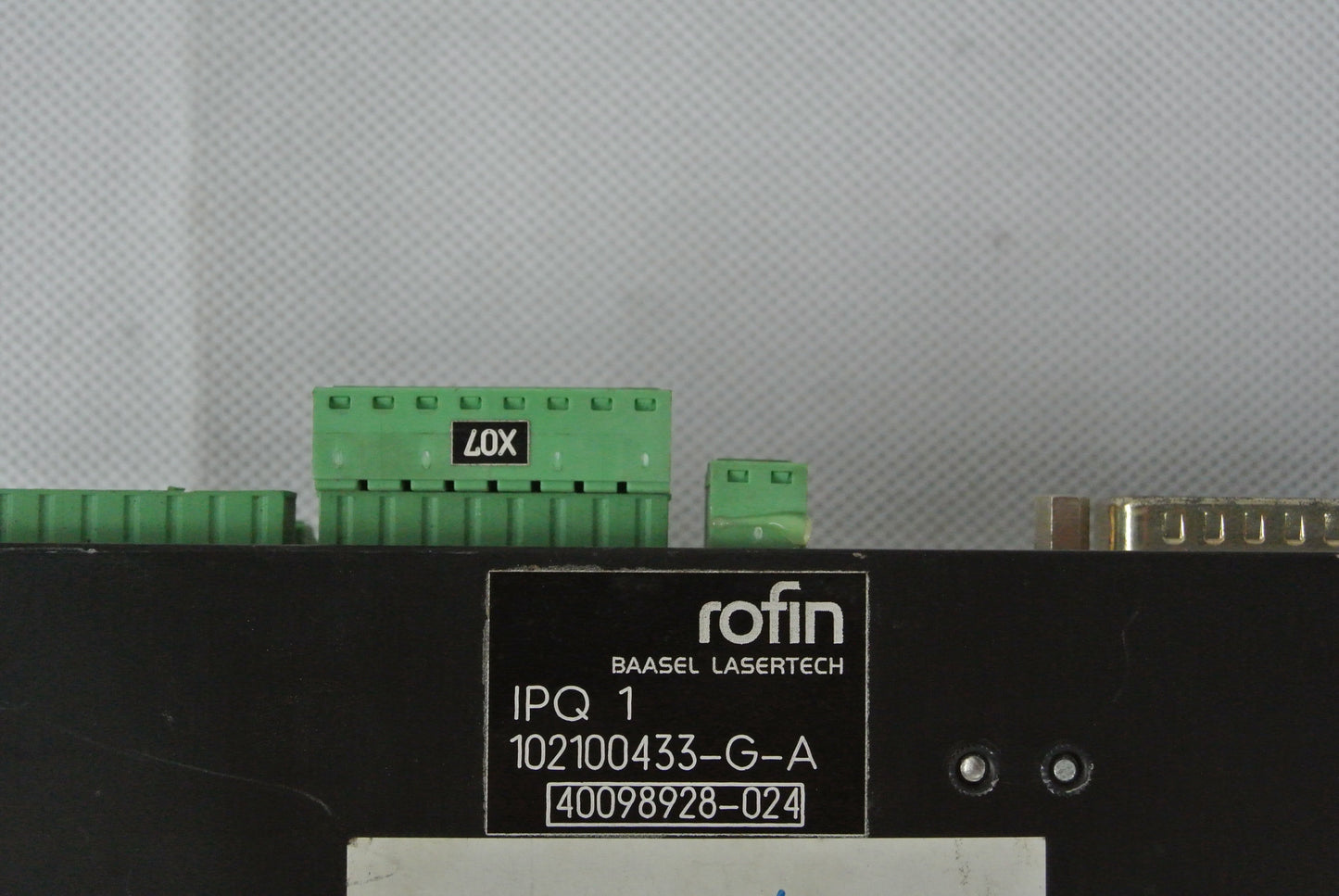 ROFIN IPQ 1 102100433-G-A Drive