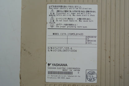 YASKAWA CSTR-IFBM3LBY400 Robot Driver