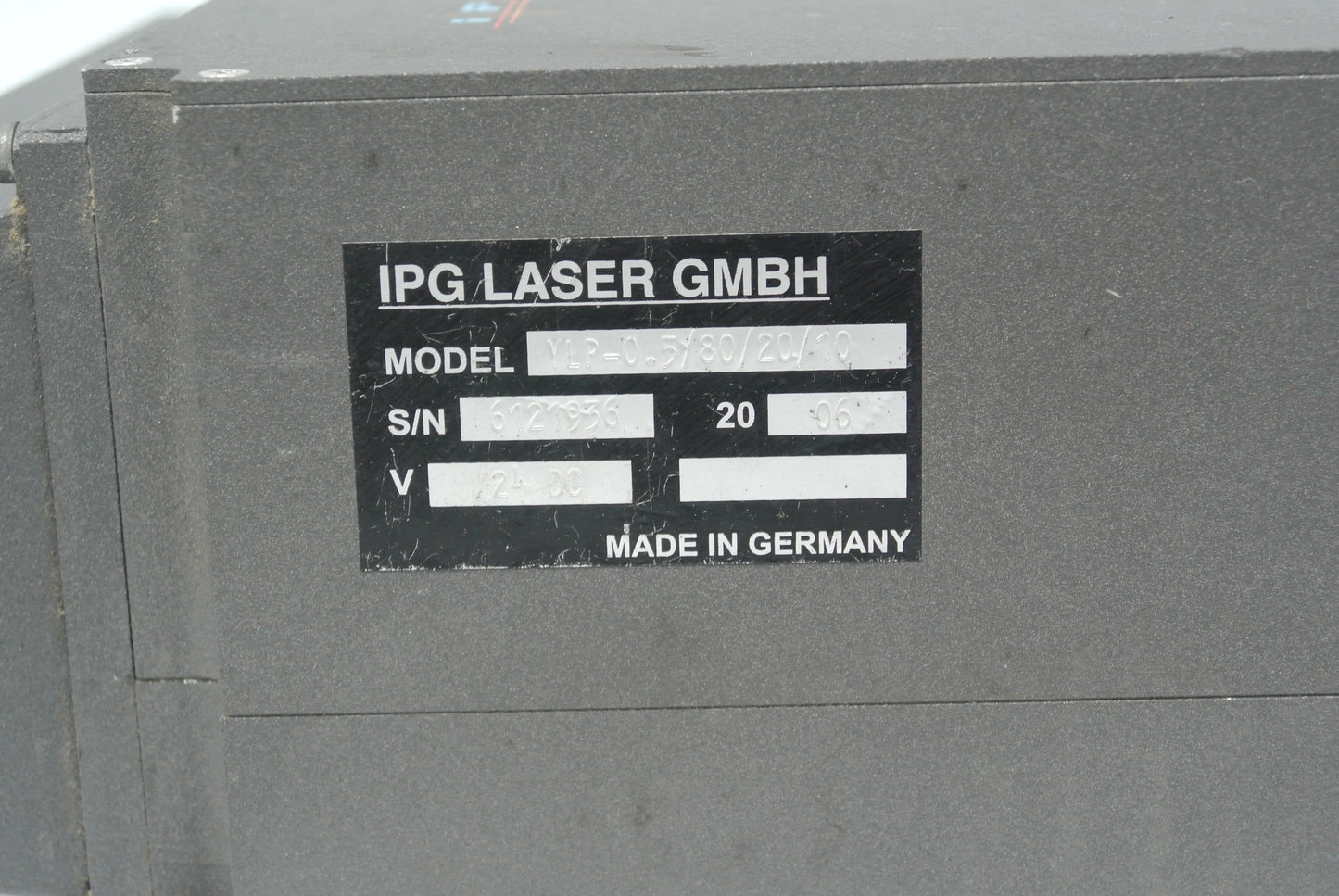 IPG LASER YLP-0.5/80/20/10 Ytterbium Fiber Laser
