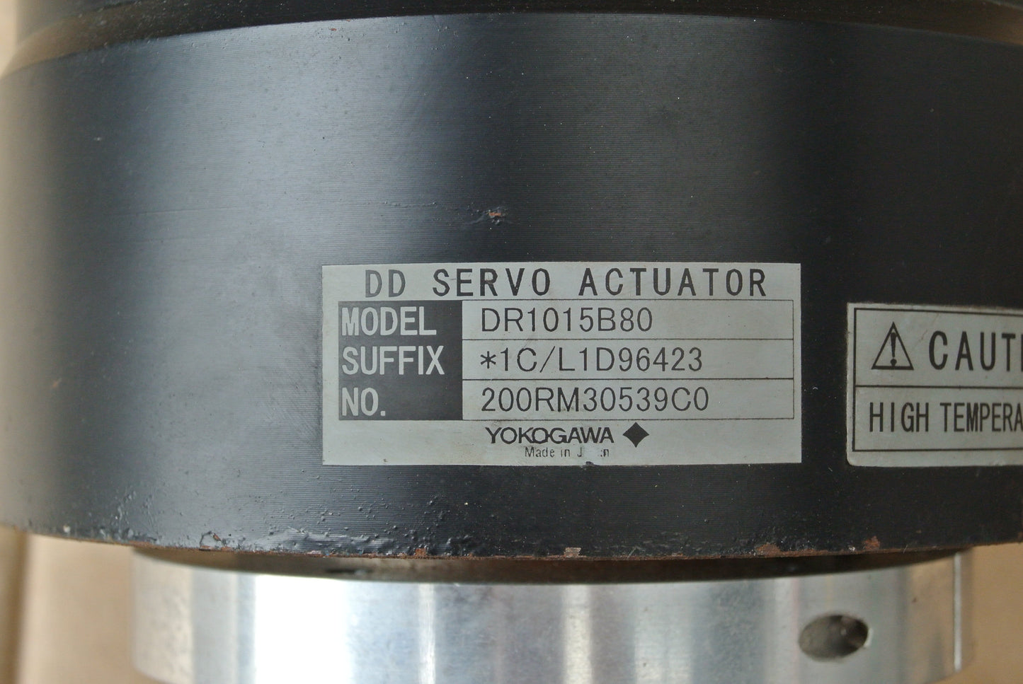 Yokogawa DR1015B80 *1C/L1D96423 DD Servo Actuator