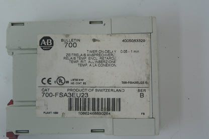 ALLEN-BRADLEY 700-FSA3EU23 CONTACTOR