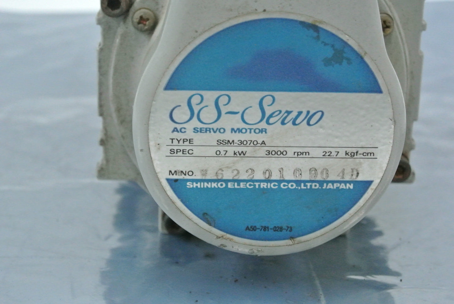 SHINKO SS-SEIVO SSM-3070-A AC SERVO MOTOR