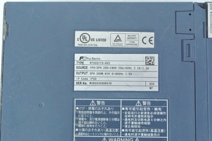 Fuji Electric RYH201F5-VV2 Servo Drive