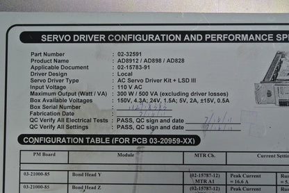 ASM 03-20916/F SERVO DRIVER