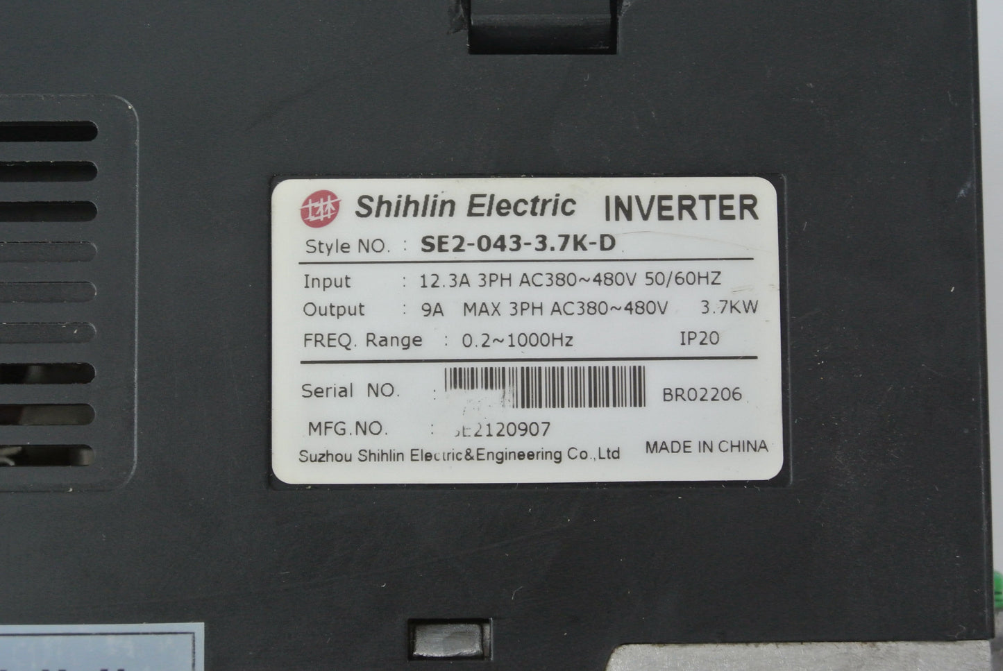 Shihlin Electric SE2-043-3.7K-D Inverter