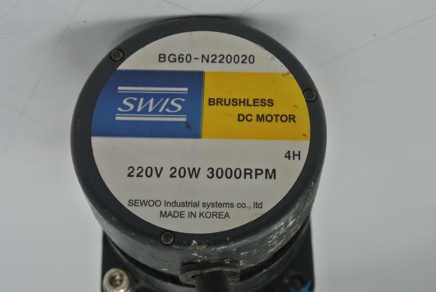 SPG S6DA5B GEAR HEAD BG60-N220020 DC MOTOR