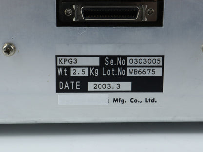 KYOSAN KPG3 MATCHING CONTROLLER