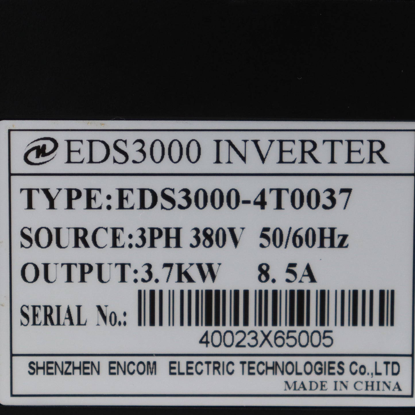 ENC EDS3000-4T0037 Inverter