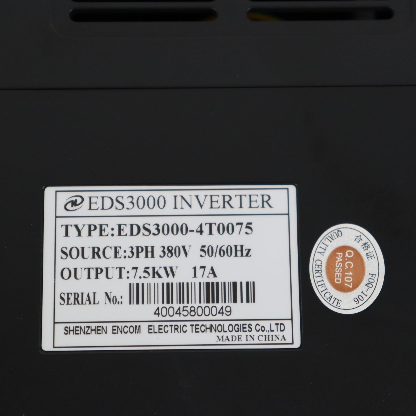 ENC EDS3000-4T0075 Inverter