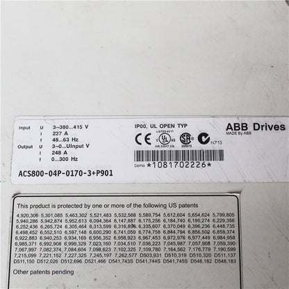 ABB ACS800-04P-0170-3+P901 Inverter