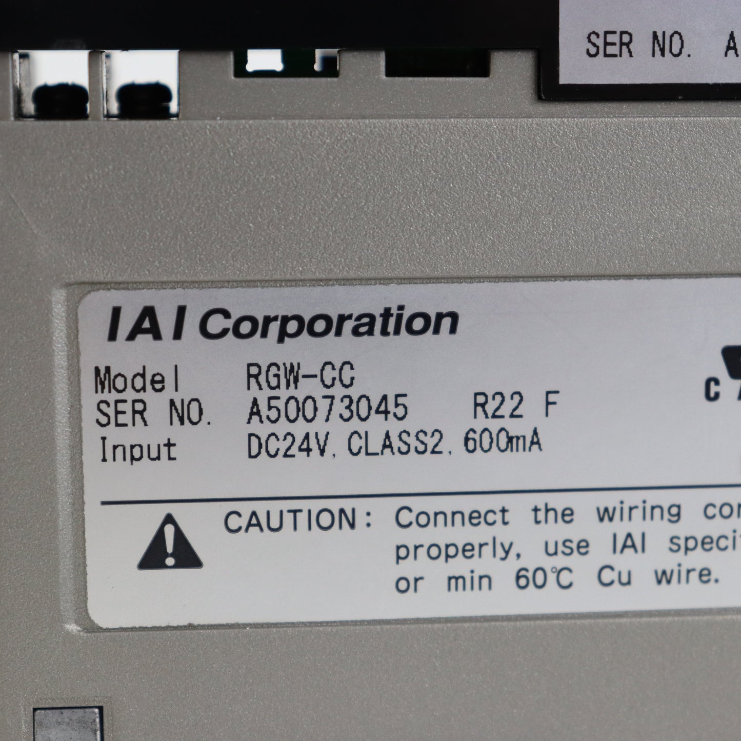 IAI RGW-CC RGWCC Robo Net CC-Link V2 Controller