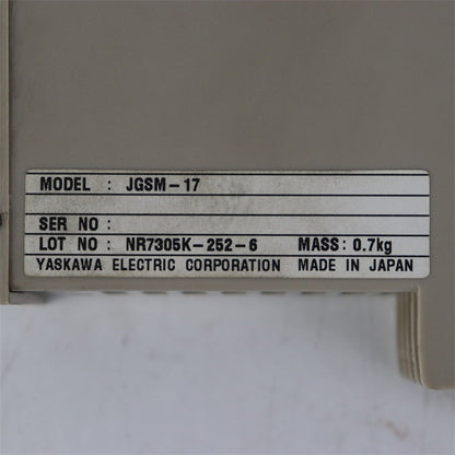 Yaskawa JGSM-17 Ratio Setter