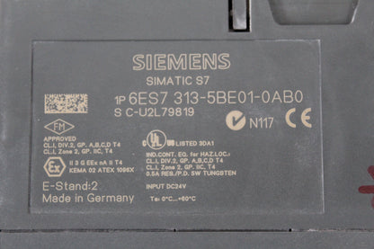 Siemens 6ES7313-5BE01-0AB0 PLC Processor and memory Card - Pulingma Automation