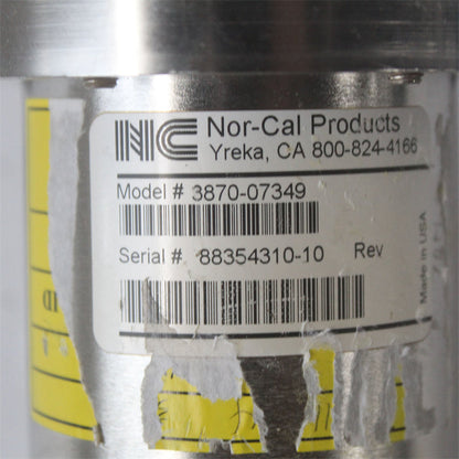 NOR-CAL 870-07349 Vacuum Isolation Valves