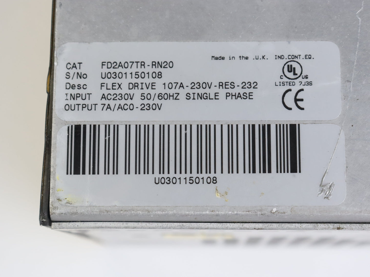 BALDOR FD2A07TR-RN20 Servo Drive