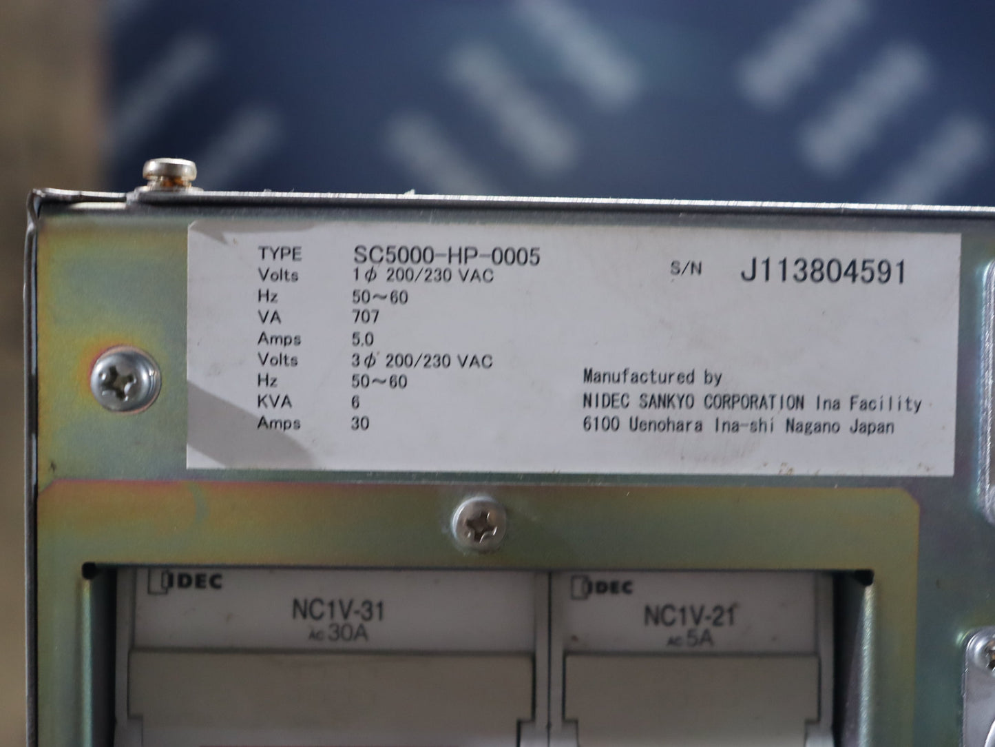 SANKYO SC5000-HP-0005 Robot Controller