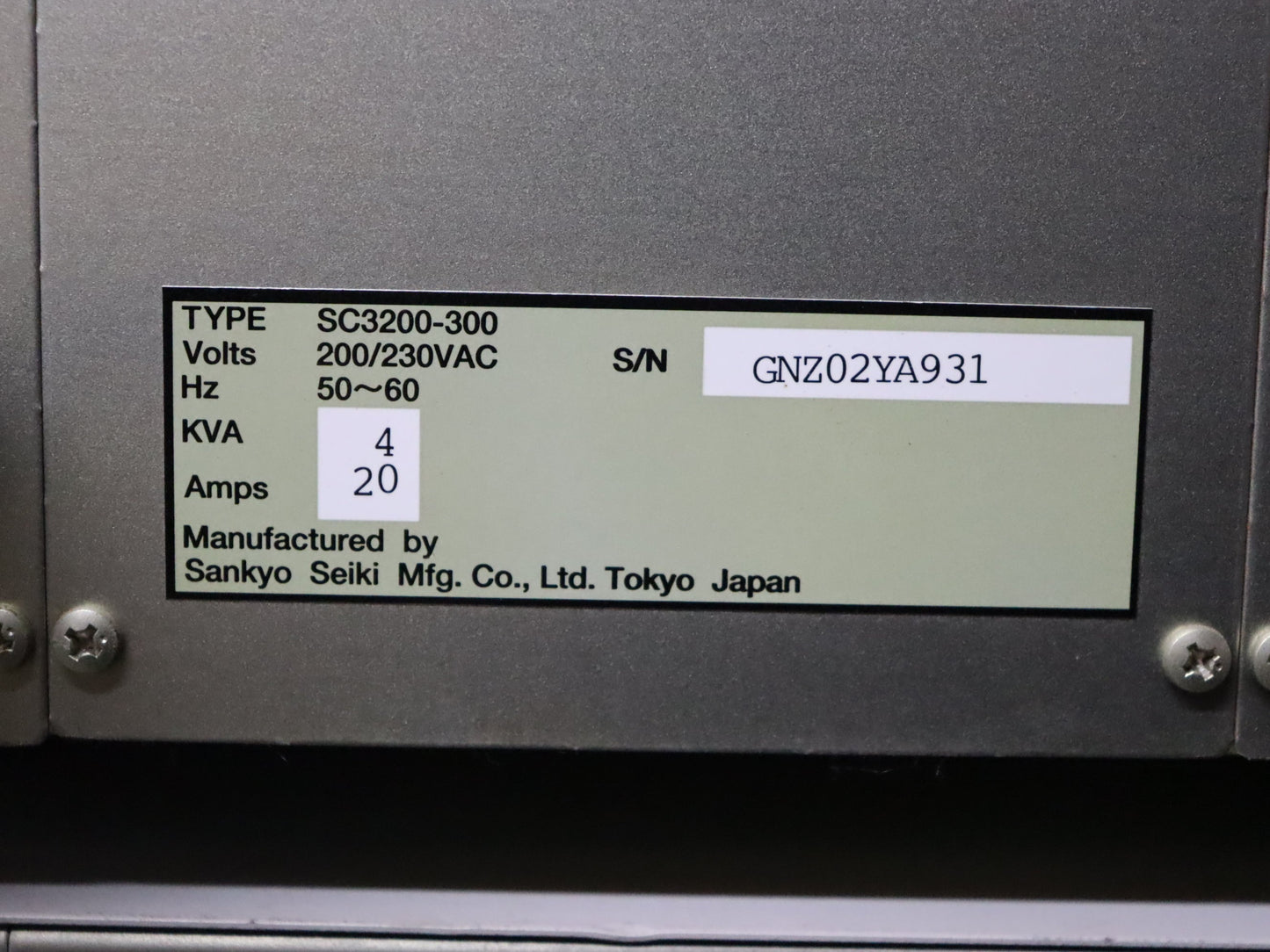 SANKYO SC3200-300 Robot Controller