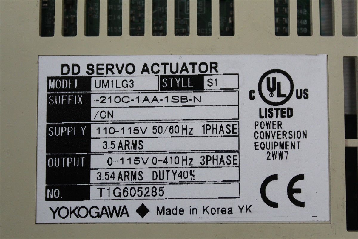 YOKOGAWA UM1LG3-210C-1AA-1SB-N Servo Driver