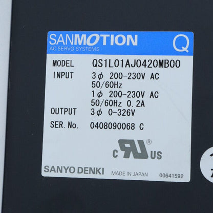 SANYO QS1L01AJ0420MB00 Servo Driver