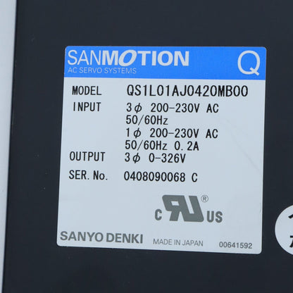 Sanyo QS1L01AJ0420MB00 servo drive