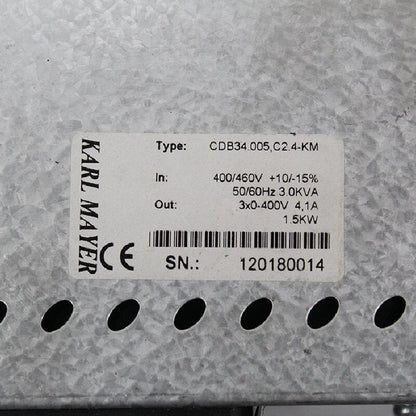 Karl Mayer CDB34.005.C2.4-KM Servo Driver