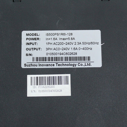 INOVANCE IS500PS1R6I-128 Servo Driver