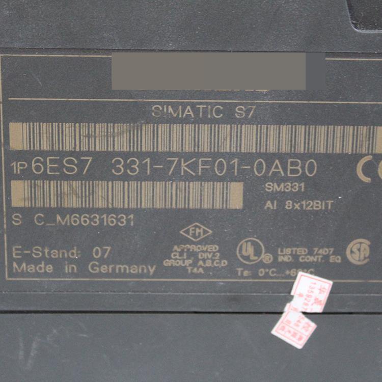 SIEMENS 6ES7331-7KF01-0AB0 PLC Module - Pulingma Automation