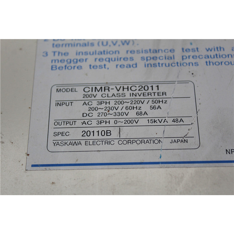 YASKAWA CIMR-VHC2011 driver