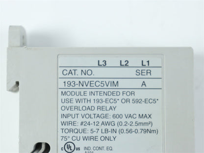 ALLEN BRADLEY 193-NVEC5VIM VOLTAGE INPUT MODULE